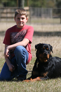 Trevor and Rottie